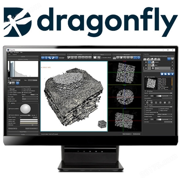 加拿大Dragonfly三维图像处理和分析软件